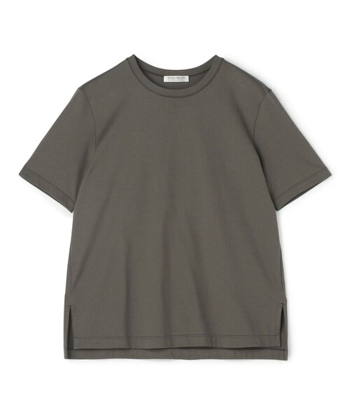 美品 ebure スーピマコットン オーバー Tシャツ エブール 超長綿スーピマコットン クルーネックオーバーサイズ