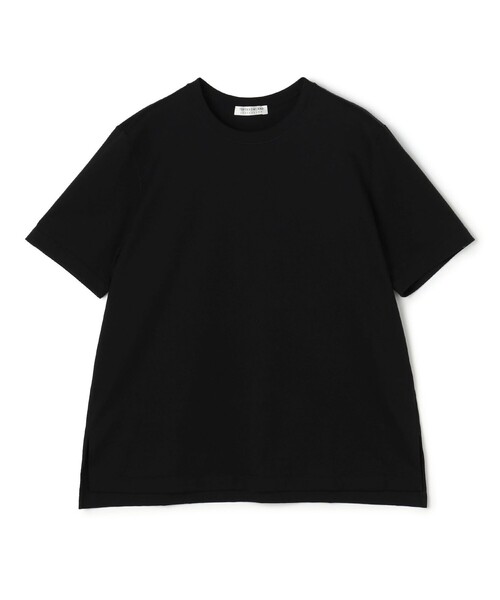 TOMORROWLAND collection（トゥモローランドコレクション）の「スーピマコットンジャージー クルーネックプルオーバー（Tシャツ/カットソー・レディース・ホワイト/チャコールグレー/イエロー/ライトピンク/ブルー/ネイビー/ブラウン/ライトベージュ/ブラック/ライトブラウン・S）」の2枚目の写真