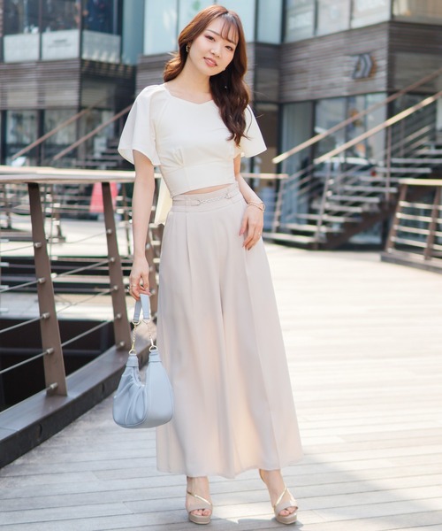 LIPSERVICE（リップサービス）の「フレアスリーブバックリボントップス（Tシャツ/カットソー・レディース・アイボリー/ラベンダー/ブラック・FREE）」の11枚目の写真