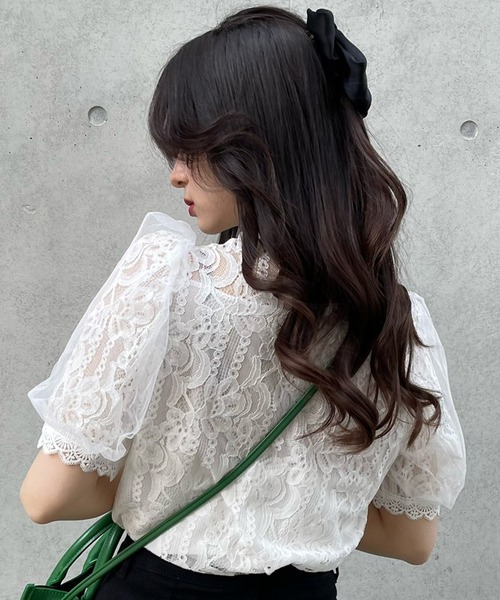 TITTY&CO.（ティティーアンドコー）の「TITTY&CO.】リボンバレッタ（バレッタ/ヘアクリップ・レディース・ブラック・FREE）」の10枚目の写真