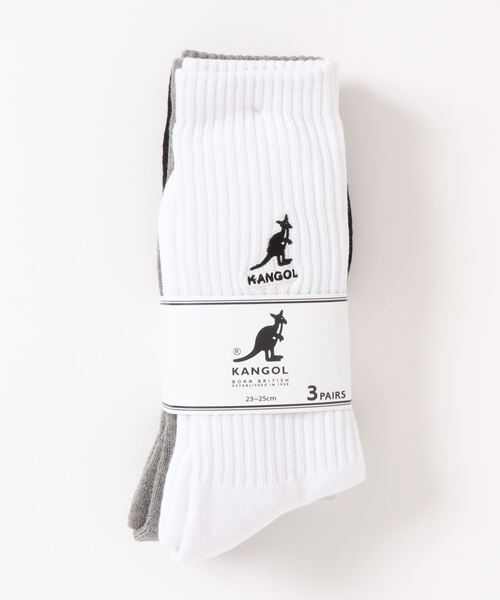 KANGOL（カンゴール）の「【KANGOL】Ｒソックス3点セット（ソックス/靴下・レディース・ブルー・M/L）」の5枚目の写真