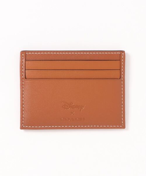 Disney(ディズニー)の「【DISNEY x COACH】カード ケース シグネチャー テキスタイル ウィズ キャッスル エンブロイダリー(カードケース・メンズ・ブラウン系その他・ONE)」の3枚目の写真