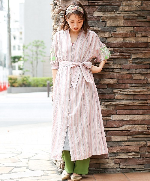 チチカカ（チチカカ）の「ブロックプリントヘアバンド（ヘアバンド・レディース・グレー/レッド/ターコイズブルー/イエロー・FREE）」の11枚目の写真