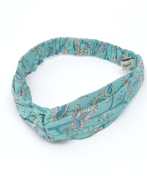 チチカカ（チチカカ）の「ブロックプリントヘアバンド（ヘアバンド・レディース・グレー/レッド/ターコイズブルー/イエロー・FREE）」の17枚目の写真