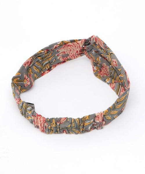 チチカカ（チチカカ）の「ブロックプリントヘアバンド（ヘアバンド・レディース・グレー/レッド/ターコイズブルー/イエロー・FREE）」の20枚目の写真