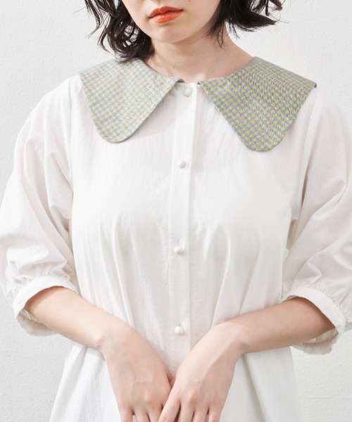 MERLOT（メルロー）の「セーラーカラーワンピース（ワンピース・レディース・ホワイト/ネイビー・FREE）」の7枚目の写真