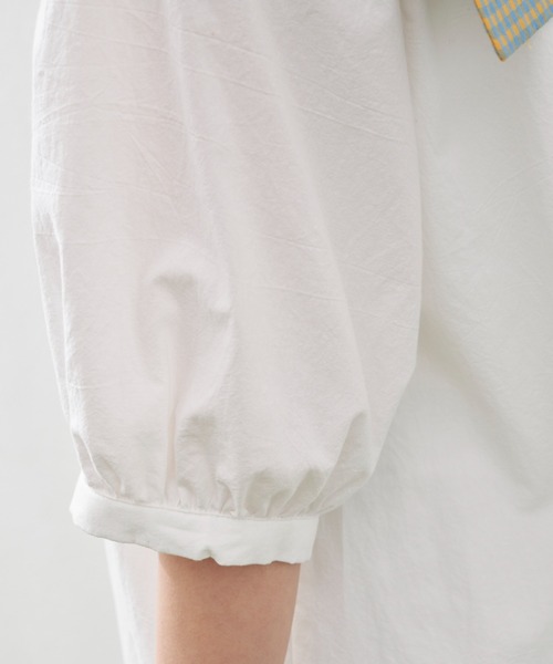 MERLOT（メルロー）の「セーラーカラーワンピース（ワンピース・レディース・ホワイト/ネイビー・FREE）」の8枚目の写真