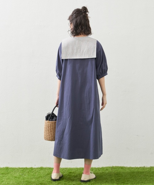 MERLOT（メルロー）の「セーラーカラーワンピース（ワンピース・レディース・ホワイト/ネイビー・FREE）」の19枚目の写真