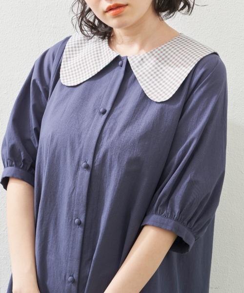 MERLOT（メルロー）の「セーラーカラーワンピース（ワンピース・レディース・ホワイト/ネイビー・FREE）」の15枚目の写真