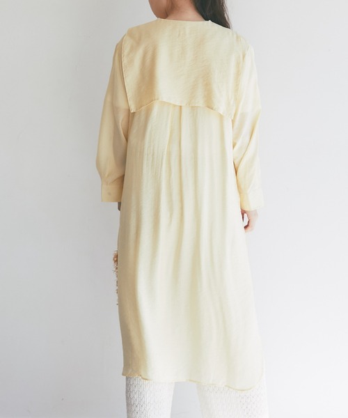 and R（アンドアール）の「セーラーカラーチュニック（チュニック・レディース・オフホワイト/イエロー・FREE）」の11枚目の写真