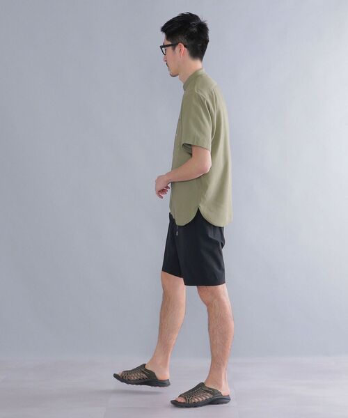 SHIPS（シップス）の「SHIPS: テンセル/リネン バンドカラーシャツ S/S（シャツ/ブラウス・メンズ・ホワイト/ネイビー/ライトオリーブ/レンガ・SMALL/MEDIUM/LARGE/X-LARGE）」の20枚目の写真
