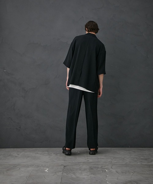 【美品】PUBLIC TOKYO：ハーフスリーブジャケット ベージュ 夏 ジョーゼットハーフスリーブジャケット（テーラードジャケット