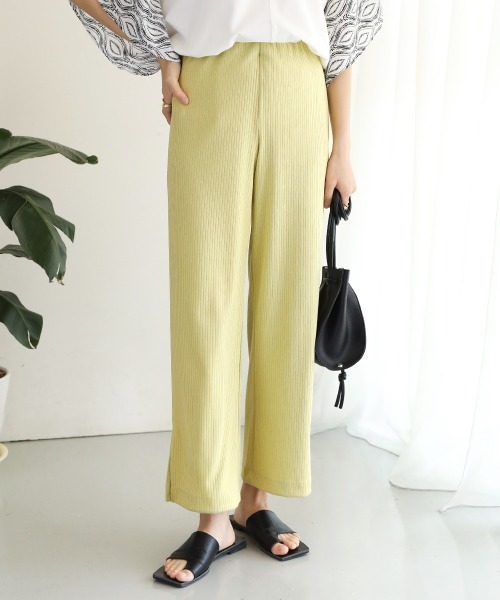 Bou Jeloud（ブージュルード）の「【WEB限定】バックスリットリブセットアップ（セットアップ・レディース・ブラック/アイボリー/ライトカーキ・FREE）」の19枚目の写真