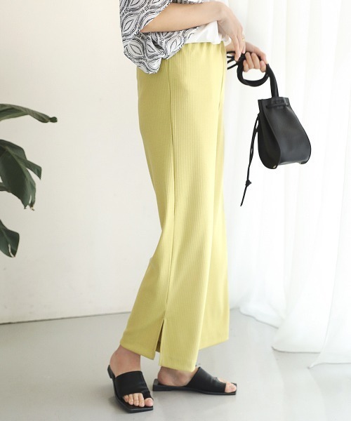 Bou Jeloud（ブージュルード）の「【WEB限定】バックスリットリブセットアップ（セットアップ・レディース・ブラック/アイボリー/ライトカーキ・FREE）」の20枚目の写真