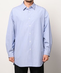 トップス ATON Shrink Stripe Oversized Shirt ATON） SHRINK STRIPE OVERSIZED SHIRT (BLAGSM1201) | ATON