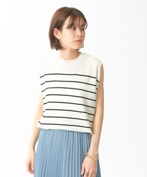 Rouge vif | 【アンサンブル対応】ウォッシャブルニットノースリ(ニット/セーター)