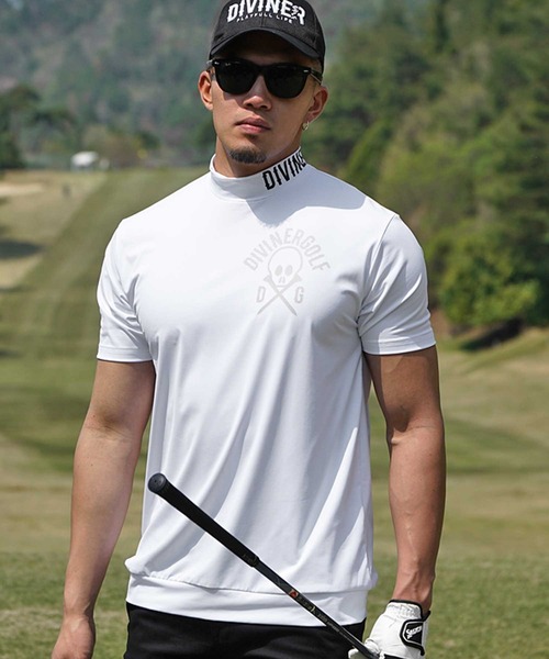 golfickers/ゴルフィッカーズ/半袖モックネック/HOLE369サイズL golfickers/ゴルフィッカーズ/半袖モックネック/HOLE369