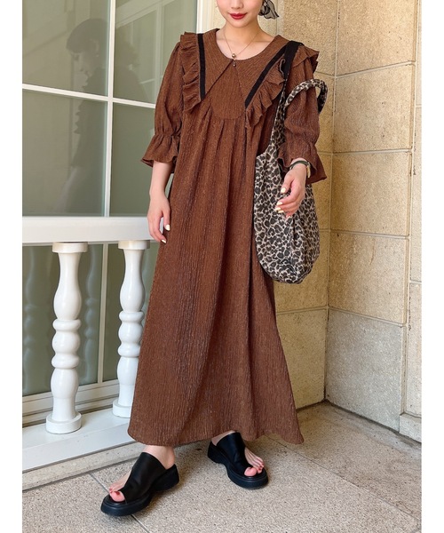 JUMELLE（ジュメロ）の「《嬉しいリバーシブル仕様！》ショルダーデザイントート（トートバッグ・レディース・ブラウン/ピンク/ベージュ・FREE）」の11枚目の写真