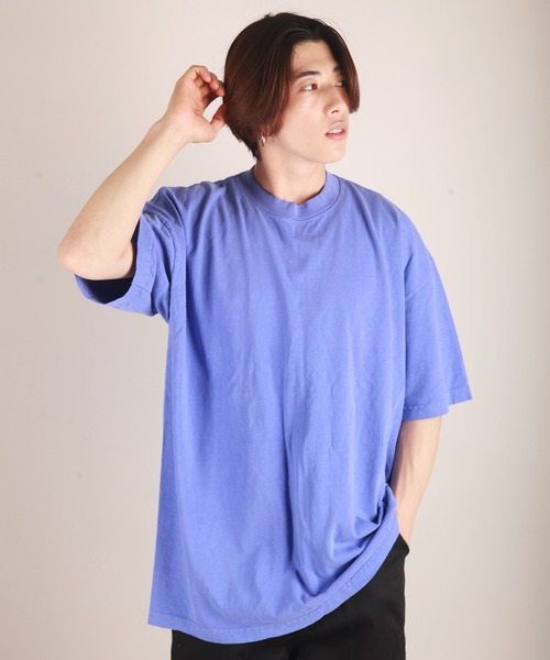 リナシメント RINASCIMENTO クルーネックドルマンTシャツ （Blu） リナシメント RINASCIMENTO クルーネックドルマンTシャツ （Blu