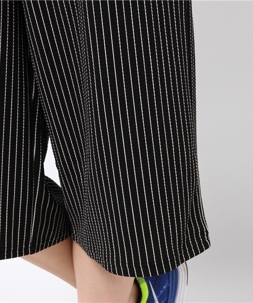 CIAOPANIC（チャオパニック）の「【Ciaopanic】ストライプサロペット（サロペット/オーバーオール・レディース・ホワイト/ネイビー/ブラック・FREE）」の9枚目の写真