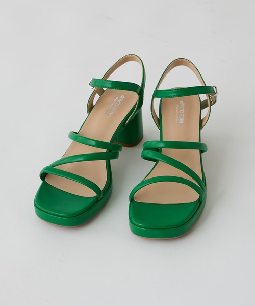 one after another NICE CLAUP(ワンアフターアナザーナイスクラップ)の「チューブサンダル(サンダル・レディース・アイボリー/モカ/グリーン・SMALL/MEDIUM/LARGE)」の1枚目の写真