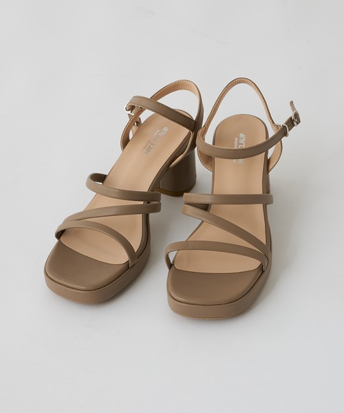 one after another NICE CLAUP(ワンアフターアナザーナイスクラップ)の「チューブサンダル(サンダル・レディース・アイボリー/モカ/グリーン・SMALL/MEDIUM/LARGE)」の18枚目の写真