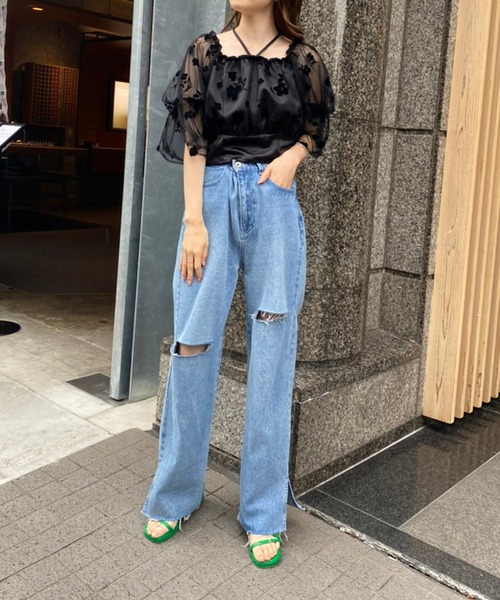 one after another NICE CLAUP(ワンアフターアナザーナイスクラップ)の「チューブサンダル(サンダル・レディース・アイボリー/モカ/グリーン・SMALL/MEDIUM/LARGE)」の12枚目の写真