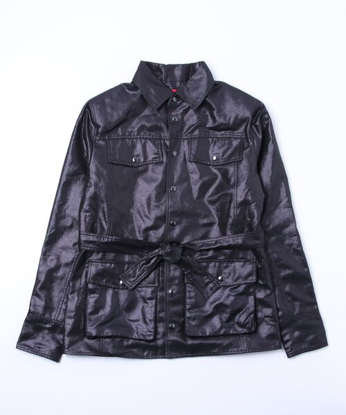 CANNABIS(カンナビス)の「ART SCHOOL TAILORED SAFARI JACK (MJCKT002)(カバーオール・メンズ・ブラック・46)」の1枚目の写真
