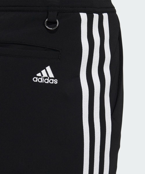 新品　Lサイズ　黒　アディダスゴルフ スリーストライプス サイドスリットスカート 新品 Lサイズ 黒 アディダスゴルフ スリーストライプス サイドスリット