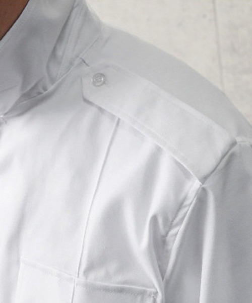 MILITARY（ミリタリー）の「実物 新品 デッドストック 米軍 WHITE 521 ショートスリーブシャツ（シャツ/ブラウス・メンズ・ホワイト・17）」の6枚目の写真