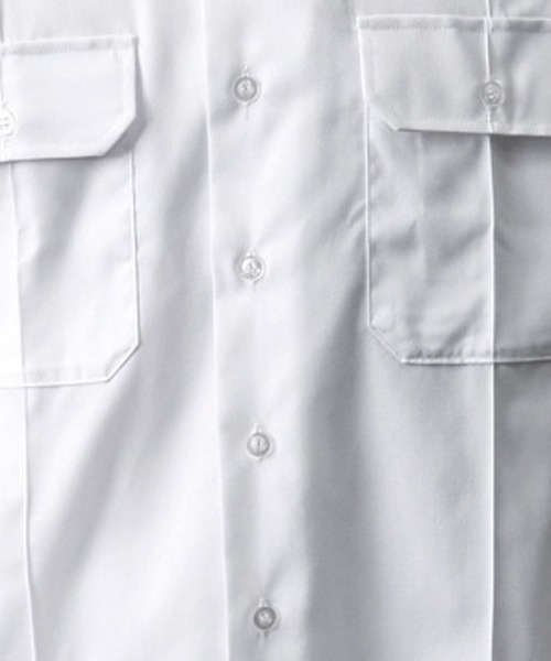 MILITARY（ミリタリー）の「実物 新品 デッドストック 米軍 WHITE 521 ショートスリーブシャツ（シャツ/ブラウス・メンズ・ホワイト・17）」の9枚目の写真