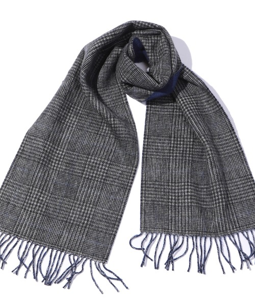 MEN'S BIGI(メンズビギ)の「カシミヤ混マフラー(マフラー・メンズ・チャコールグレー/ブラック/ネイビー・FREE)」の3枚目の写真