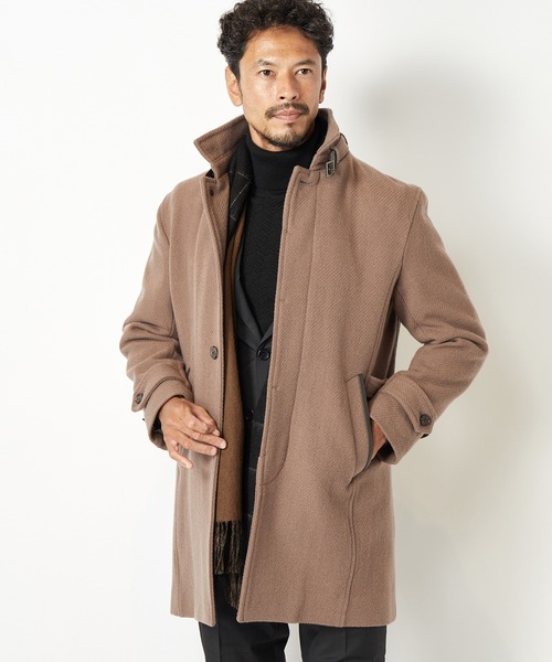 MEN'S BIGI(メンズビギ)の「カシミヤ混マフラー(マフラー・メンズ・チャコールグレー/ブラック/ネイビー・FREE)」の9枚目の写真