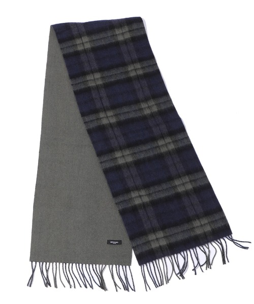 MEN'S BIGI(メンズビギ)の「カシミヤ混マフラー(マフラー・メンズ・チャコールグレー/ブラック/ネイビー・FREE)」の11枚目の写真