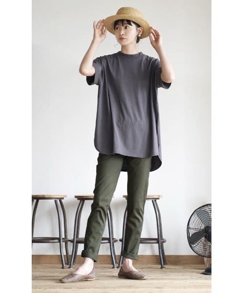 zootie(ズーティー)の「ジェネラルチノ レギンスパンツ(チノパンツ・レディース・ホワイト/ブラック/オリーブ/ネイビー/ダークベージュ/グレー/キャメル・M/5L/XS/L/LL/3L/S/4L)」の11枚目の写真