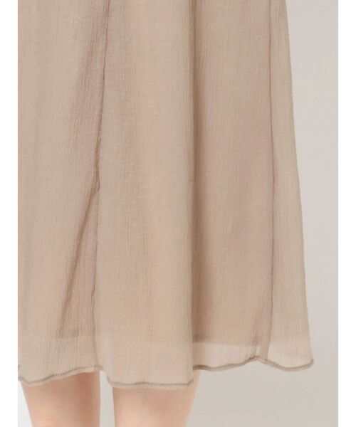 LAGUNAMOON（ラグナムーン）の「LADYレイヤードカシュクールワンピース（ドレス・レディース・ブラック/ベージュ・SMALL/MEDIUM）」の8枚目の写真