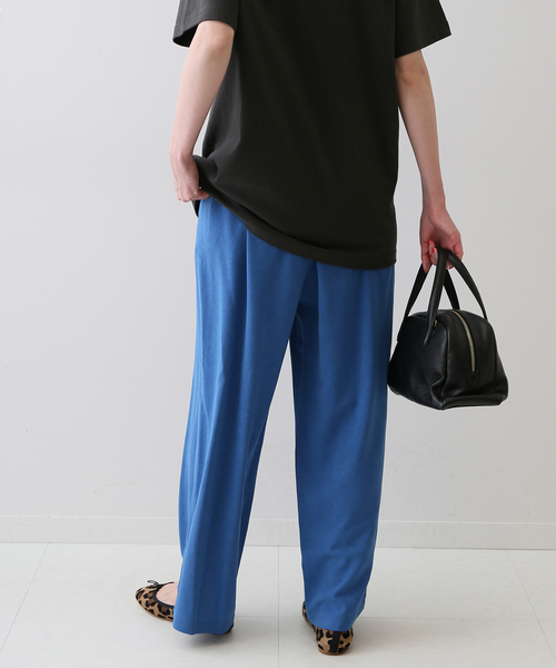 SLOBE IENA(スローブイエナ)の「ドライギャザーパンツ(その他パンツ・レディース・ブラウン/ブルー・36/38)」の18枚目の写真