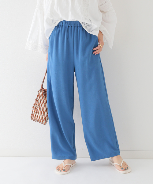 SLOBE IENA(スローブイエナ)の「ドライギャザーパンツ(その他パンツ・レディース・ブラウン/ブルー・36/38)」の21枚目の写真