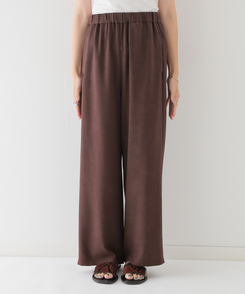 SLOBE IENA(スローブイエナ)の「ドライギャザーパンツ(その他パンツ・レディース・ブラウン/ブルー・36/38)」の22枚目の写真