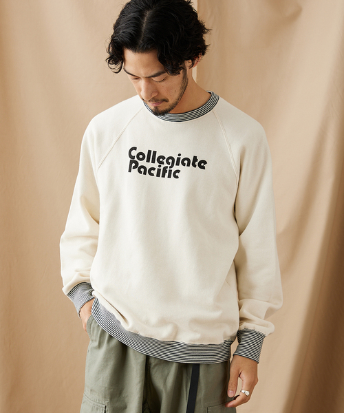 JOURNAL STANDARD(ジャーナルスタンダード)の「【Collegiate Pacific/カレッジエイト パシフィック×JS】別注 スウェット(スウェット・メンズ・チャコールグレー/レッド/ブラック/ホワイト/クリアブルー・LARGE/MEDIUM)」の2枚目の写真