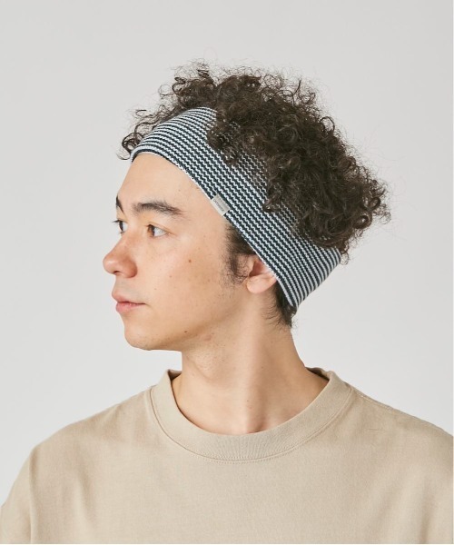 OVERRIDE（オーバーライド）の「OVERRIDE  STRIPE HEADBAND WOOL BLEND（ヘアバンド・メンズ・イエロー/ブラック/グリーン/ワイン・57~59cm）」の11枚目の写真