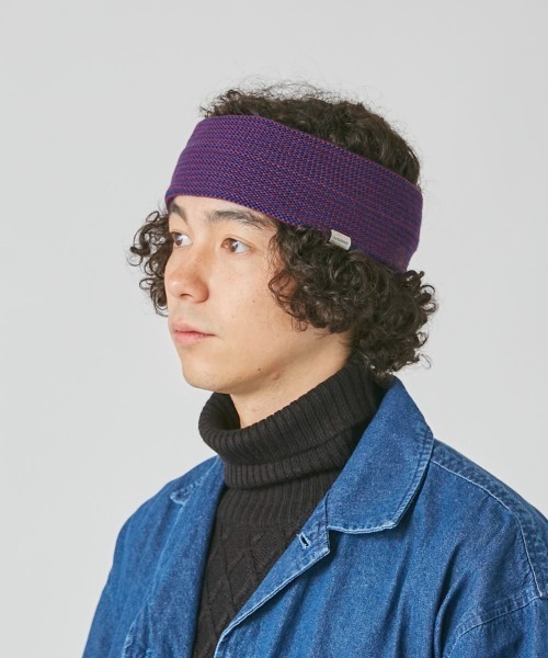 OVERRIDE（オーバーライド）の「OVERRIDE  STRIPE HEADBAND WOOL BLEND（ヘアバンド・メンズ・イエロー/ブラック/グリーン/ワイン・57~59cm）」の18枚目の写真