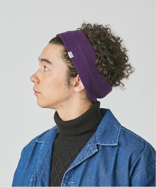 OVERRIDE（オーバーライド）の「OVERRIDE  STRIPE HEADBAND WOOL BLEND（ヘアバンド・メンズ・イエロー/ブラック/グリーン/ワイン・57~59cm）」の21枚目の写真