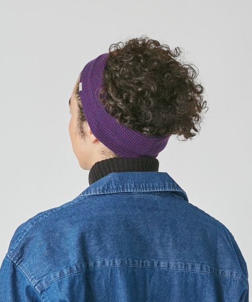 OVERRIDE（オーバーライド）の「OVERRIDE  STRIPE HEADBAND WOOL BLEND（ヘアバンド・メンズ・イエロー/ブラック/グリーン/ワイン・57~59cm）」の22枚目の写真