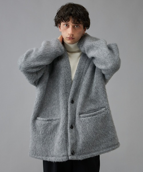 1550◆Lui's (ルイス) シャギーカーディガン ゆったり グレー シャギーカーディガン | Lui's(ルイス)レディース | PAL CLOSET(パル