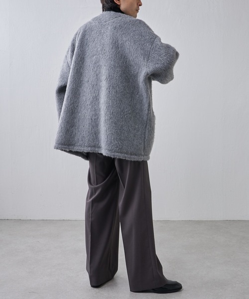 Lui's(ルイス)の「スライバーカーディガン(カーディガン/ボレロ・メンズ・グレー/ブラック・FREE)」の11枚目の写真