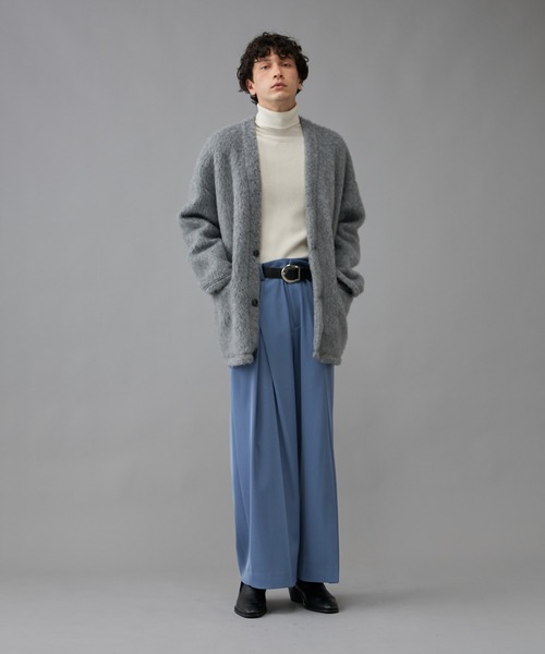 Lui's(ルイス)の「スライバーカーディガン(カーディガン/ボレロ・メンズ・グレー/ブラック・FREE)」の15枚目の写真