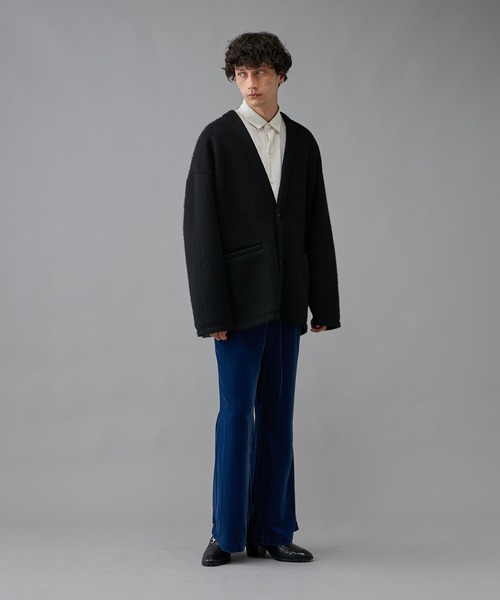 Lui's(ルイス)の「スライバーカーディガン(カーディガン/ボレロ・メンズ・グレー/ブラック・FREE)」の20枚目の写真