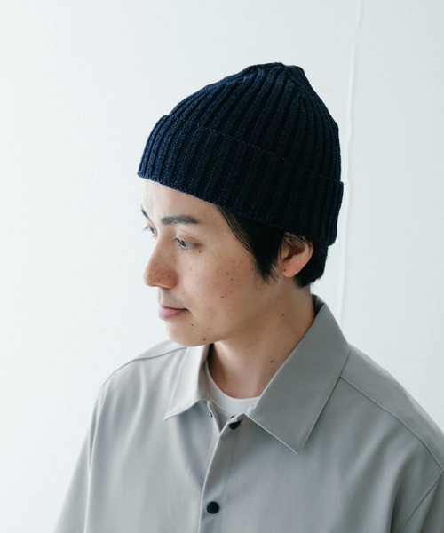ITEMS URBANRESEARCH（アイテムズ アーバンリサーチ）の「ストローヤーン ワッチ（ニットキャップ/ビーニー・メンズ・グレー/ブラック/オフホワイト/ネイビー/ベージュ・-）」の5枚目の写真