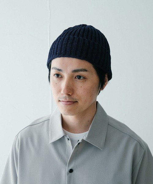 ITEMS URBANRESEARCH（アイテムズ アーバンリサーチ）の「ストローヤーン ワッチ（ニットキャップ/ビーニー・メンズ・グレー/ブラック/オフホワイト/ネイビー/ベージュ・-）」の6枚目の写真